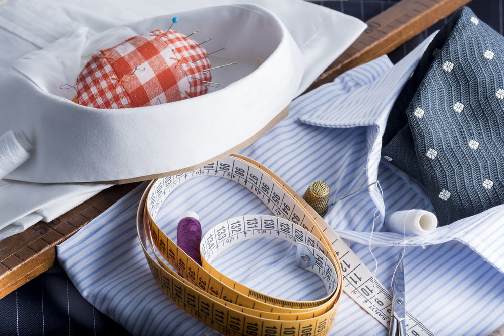 View,of,a,tailored,suit,from,a,tailor,in,his
